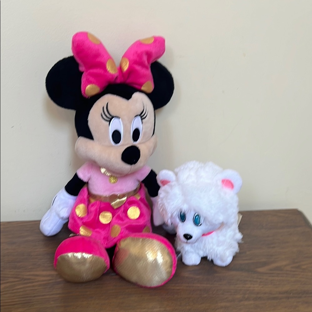 Disney Minnie Mouse & Snowpuff Plush